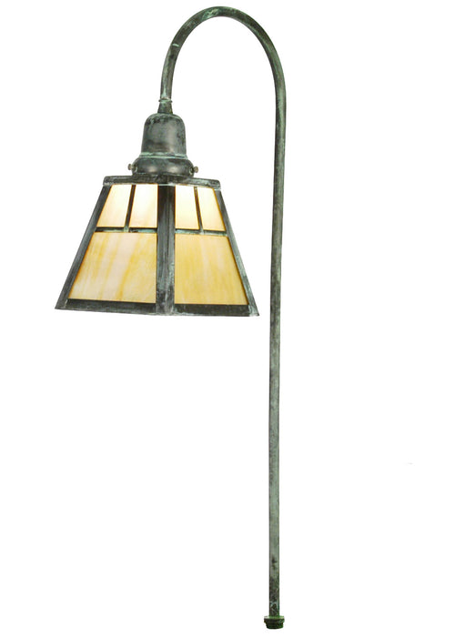 Meyda Tiffany 20115 One Light Landscape Fixture, Verdigris