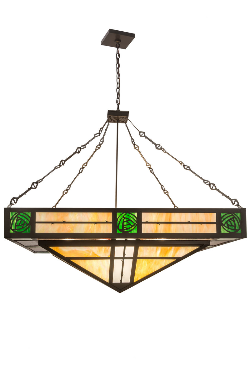 Meyda Tiffany 20118 Eight Light Pendant, Timeless Bronze