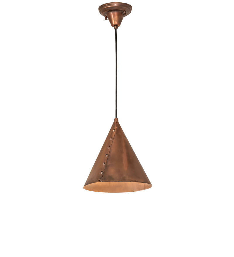 Meyda Tiffany 23303 One Light Pendant, Vintage Copper
