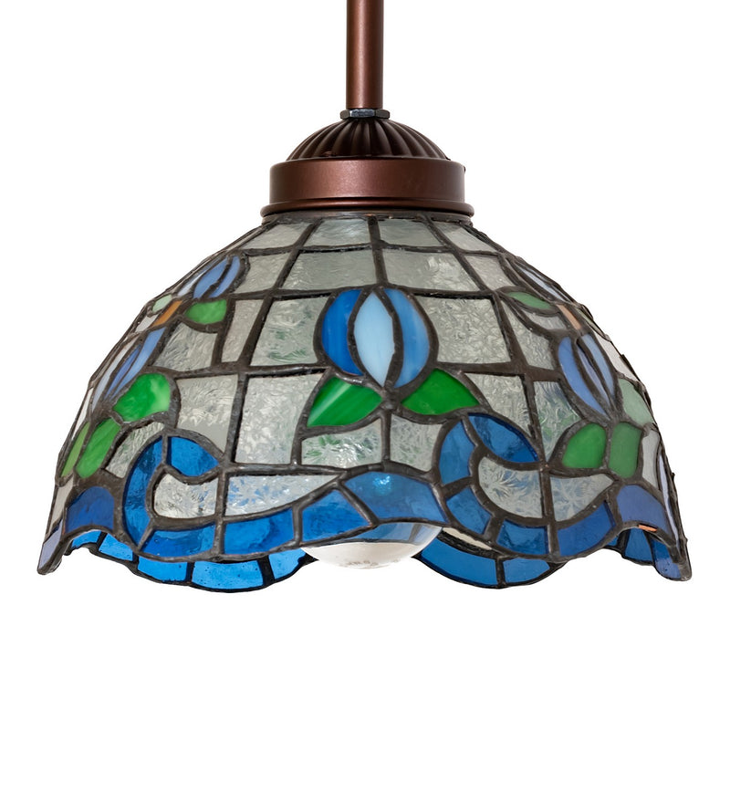 Meyda Tiffany 23793 One Light Mini Pendant, Antique