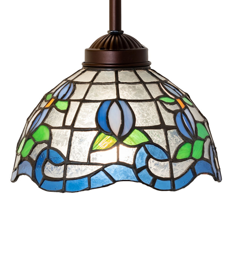 Meyda Tiffany 23793 One Light Mini Pendant, Antique