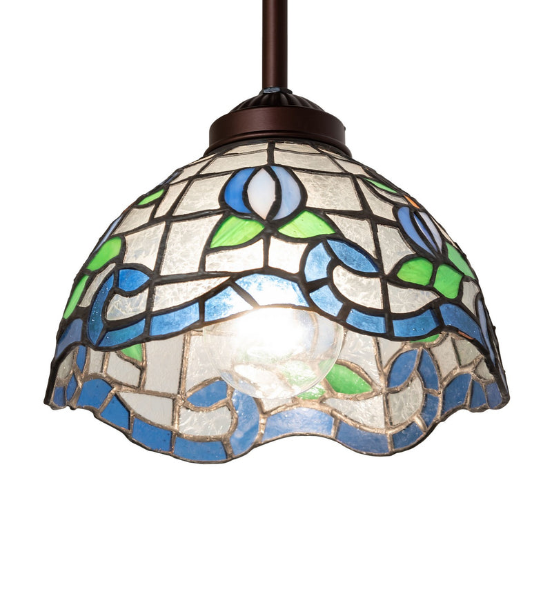 Meyda Tiffany 23793 One Light Mini Pendant, Antique