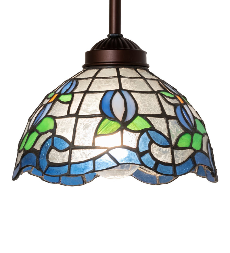 Meyda Tiffany 23793 One Light Mini Pendant, Antique