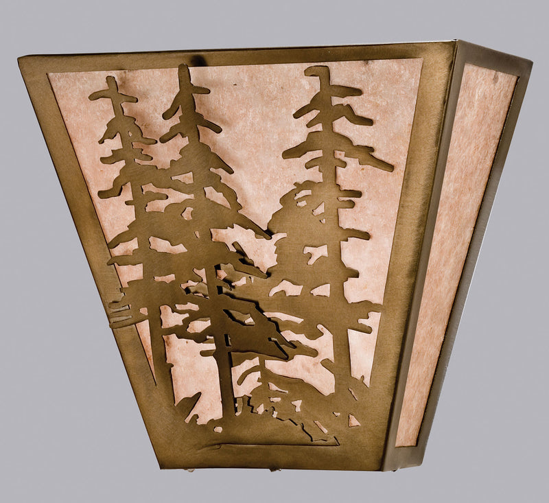 Meyda Tiffany 23937 Two Light Wall Sconce, Antique Copper
