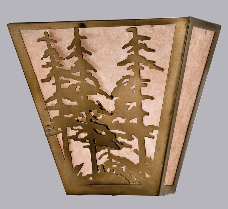 Meyda Tiffany 23937 Two Light Wall Sconce, Antique Copper