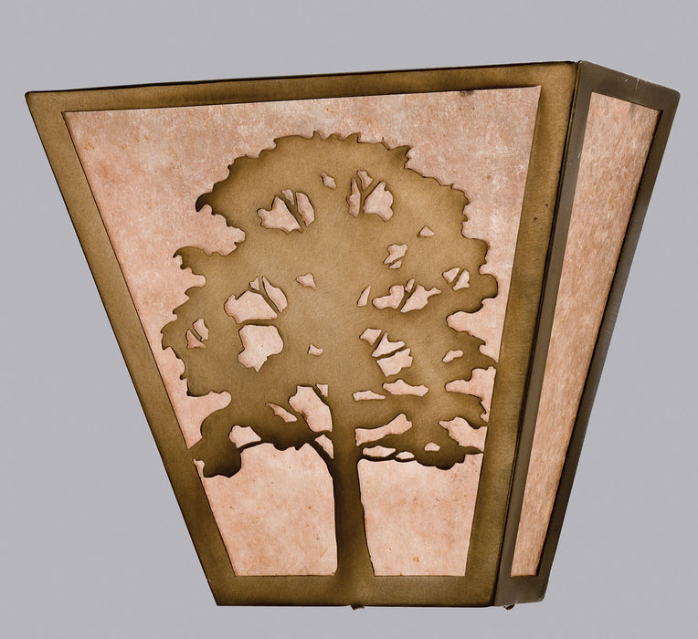 Meyda Tiffany 23938 Two Light Wall Sconce, Antique Copper