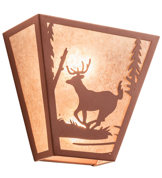 Meyda Tiffany 23944 Two Light Wall Sconce, Rust