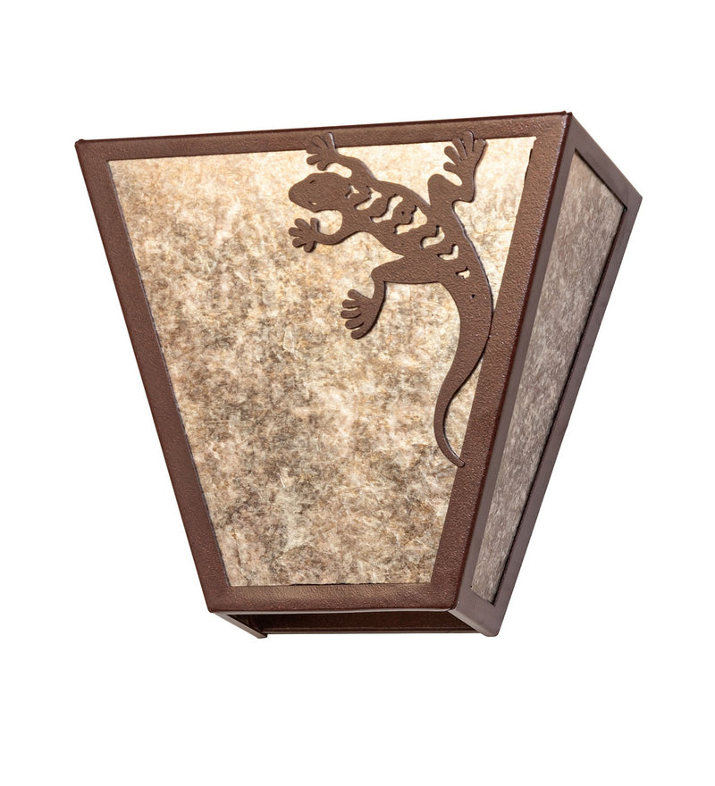 Meyda Tiffany 23947 Two Light Wall Sconce, Rust