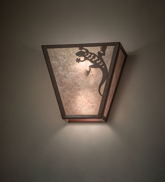 Meyda Tiffany 23947 Two Light Wall Sconce, Rust