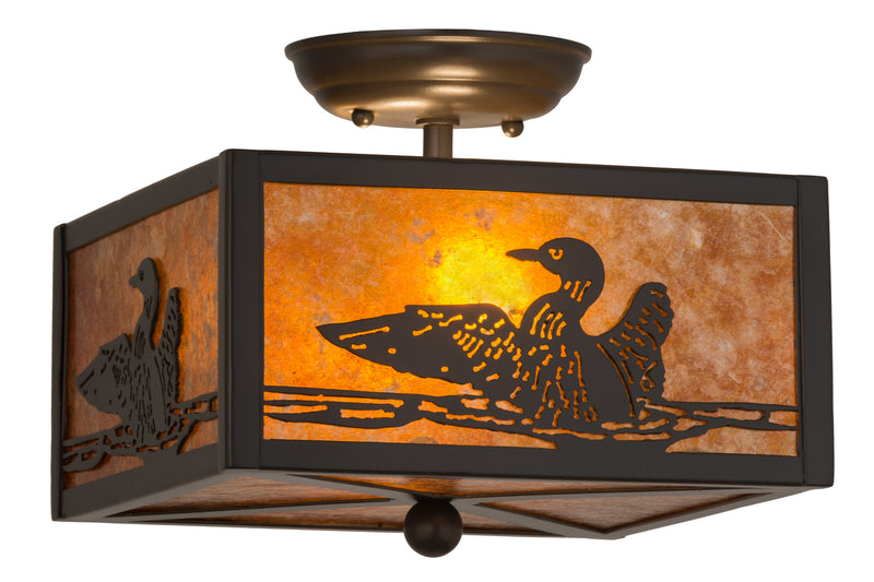 Meyda Tiffany 23988 Two Light Flushmount, Timeless Bronze
