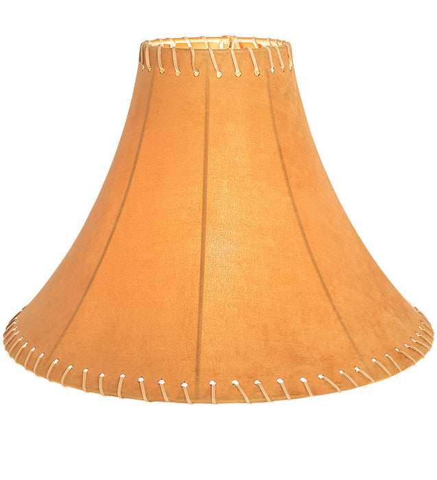 Meyda Tiffany 26352 Shade, Dark Tan Faux Leather