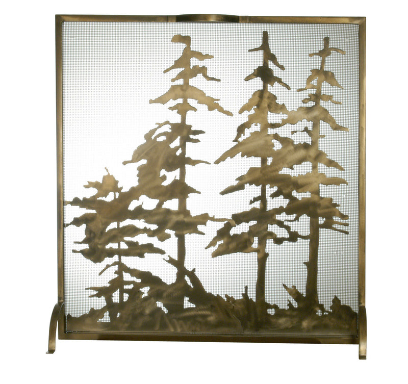 Meyda Tiffany 27047 Fireplace Screen, Antique Copper
