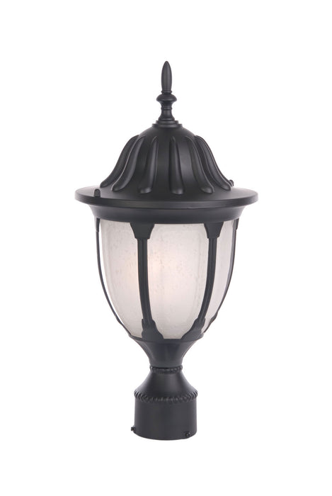 Acclaim Lighting 5067BK/FR One Light Post Mount, Matte Black