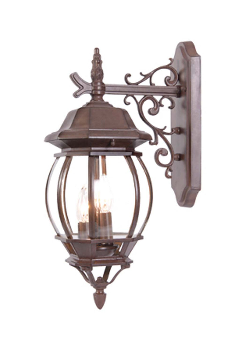 Acclaim Lighting 5152BW Three Light Wall Sconce, Burled Walnut