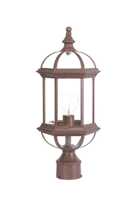 Acclaim Lighting 5277BW One Light Post Mount, Burled Walnut