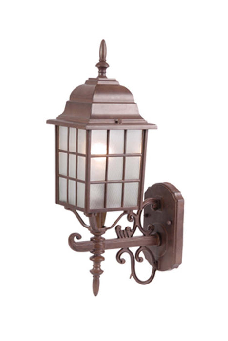 Acclaim Lighting 5301BW One Light Wall Sconce, Burled Walnut