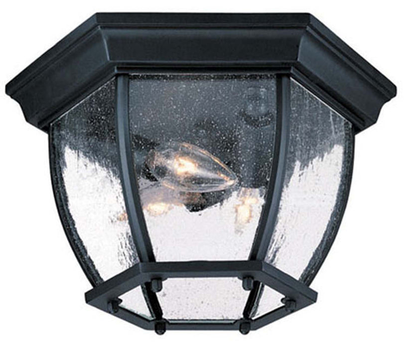 Acclaim Lighting 5602BK/SD Three Light Flushmount, Matte Black