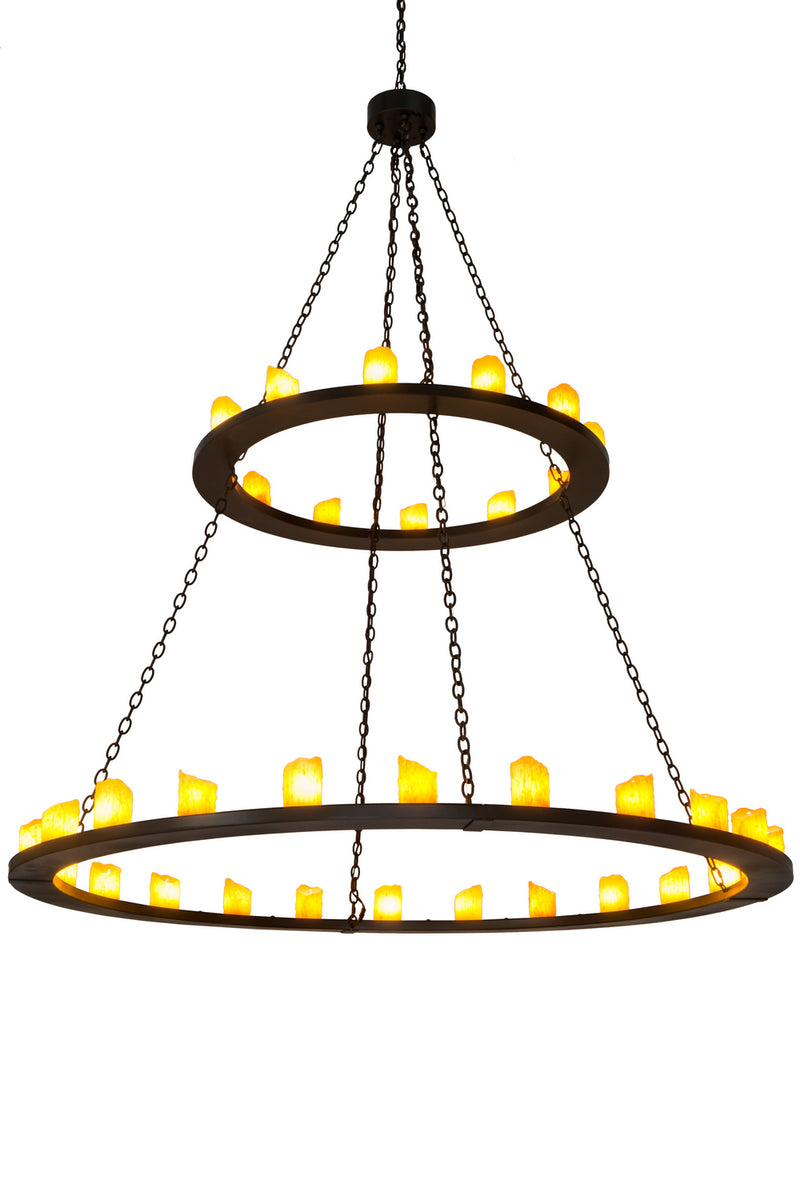 Meyda Tiffany 29222 36 Light Chandelier, Timeless Bronze