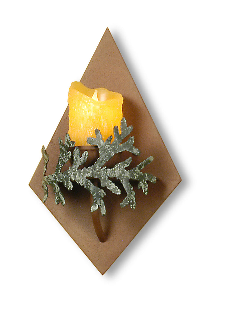Meyda Tiffany 29330 One Light Wall Sconce, Rust