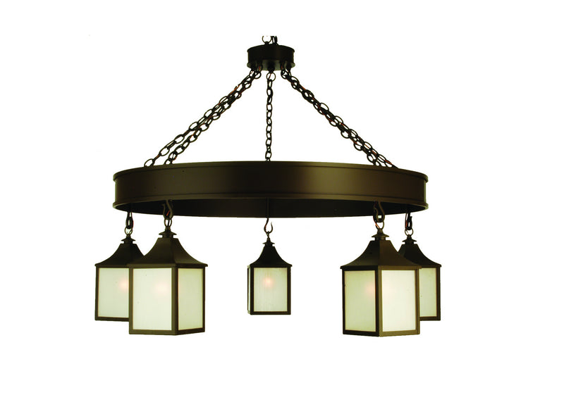 Meyda Tiffany 29443 Five Light Chandelier, Timeless Bronze