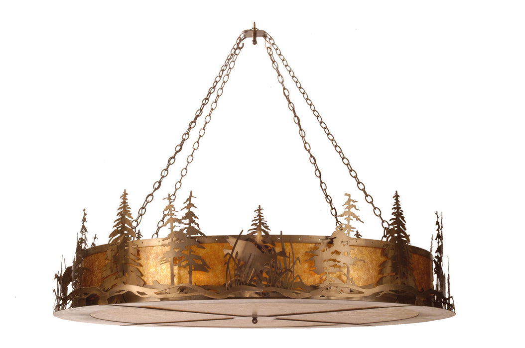 Meyda Tiffany 29558 12 Light Pendant, Antique Copper