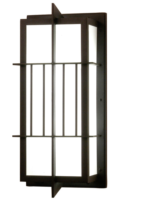 Meyda Tiffany 29561 Two Light Wall Sconce, Textured Black