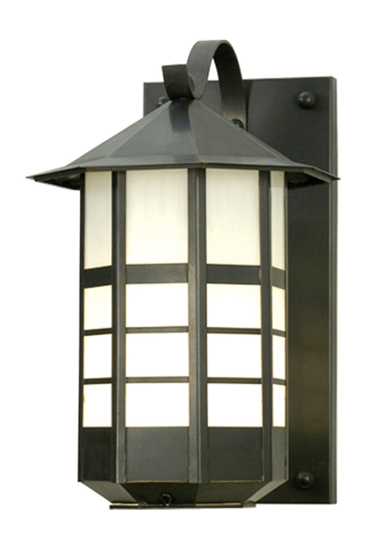 Meyda Tiffany 29708 Two Light Wall Sconce, Craftsman Brown