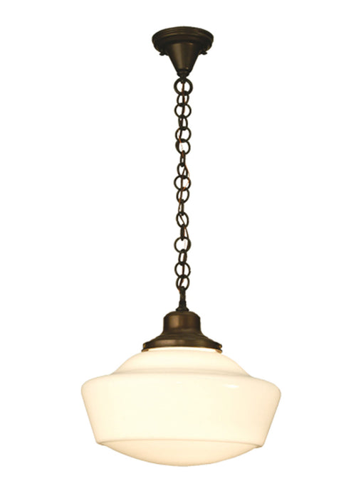 Meyda Tiffany 30223 One Light Pendant, Craftsman Brown