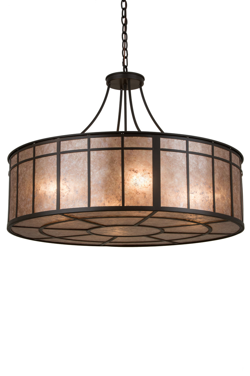 Meyda Tiffany 31262 Four Light Inverted Pendant, Timeless Bronze