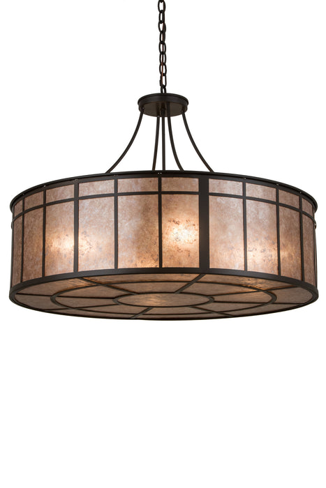 Meyda Tiffany 31262 Four Light Inverted Pendant, Timeless Bronze