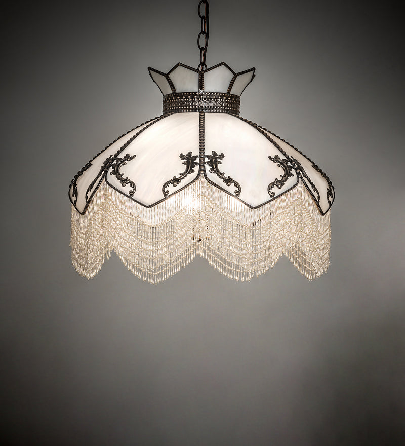 Meyda Tiffany 31315 Three Light Pendant, Mahogany Bronze