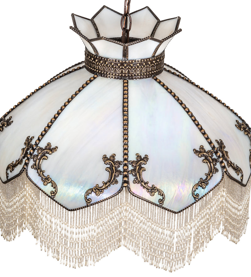 Meyda Tiffany 31315 Three Light Pendant, Mahogany Bronze