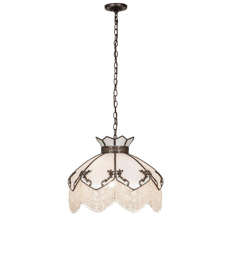 Meyda Tiffany 31315 Three Light Pendant, Mahogany Bronze