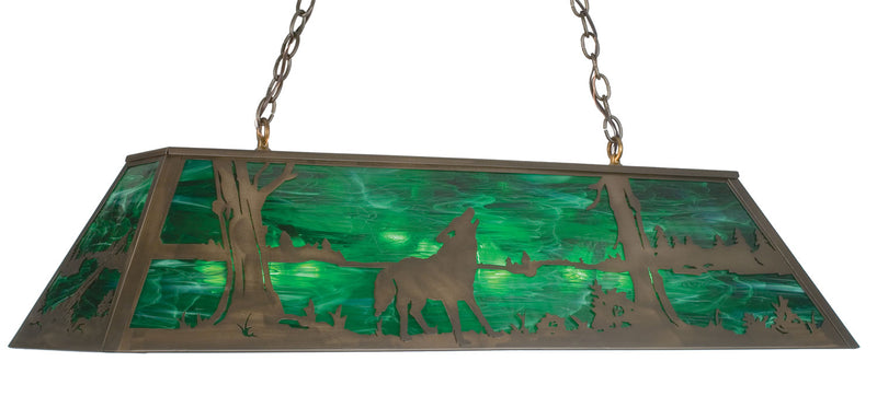 Meyda Tiffany 31634 Six Light Pendant, Antique Copper