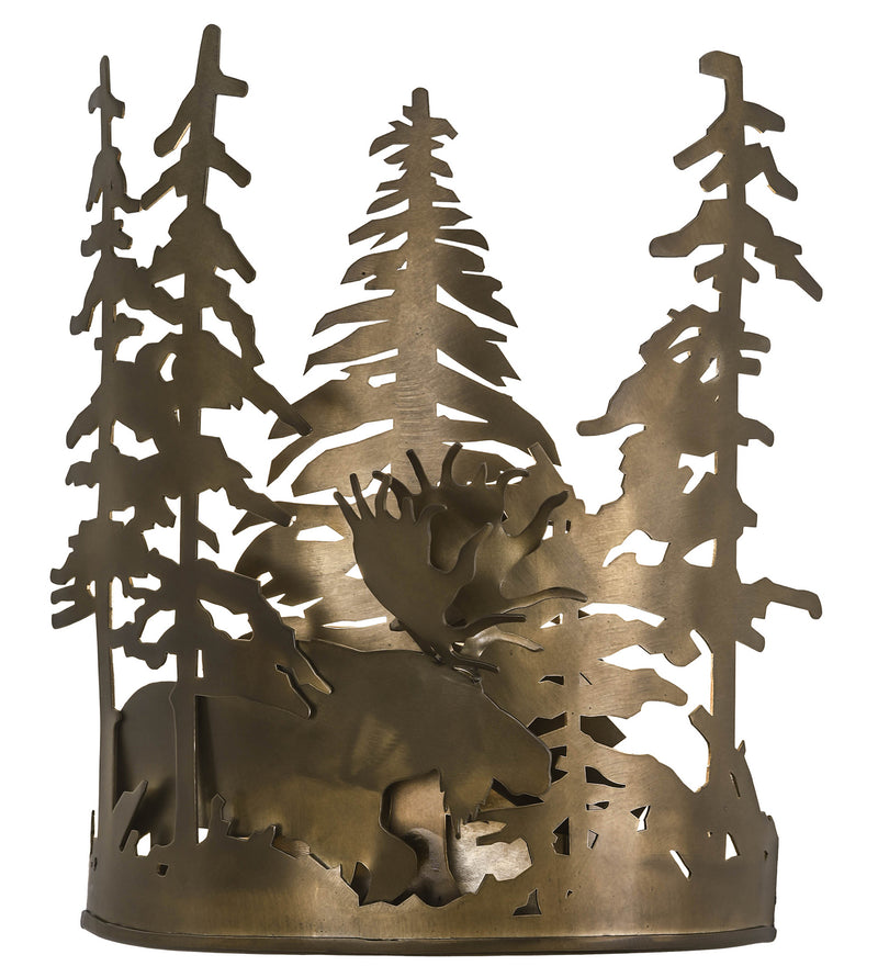 Meyda Tiffany 31655 One Light Wall Sconce, Antique Copper