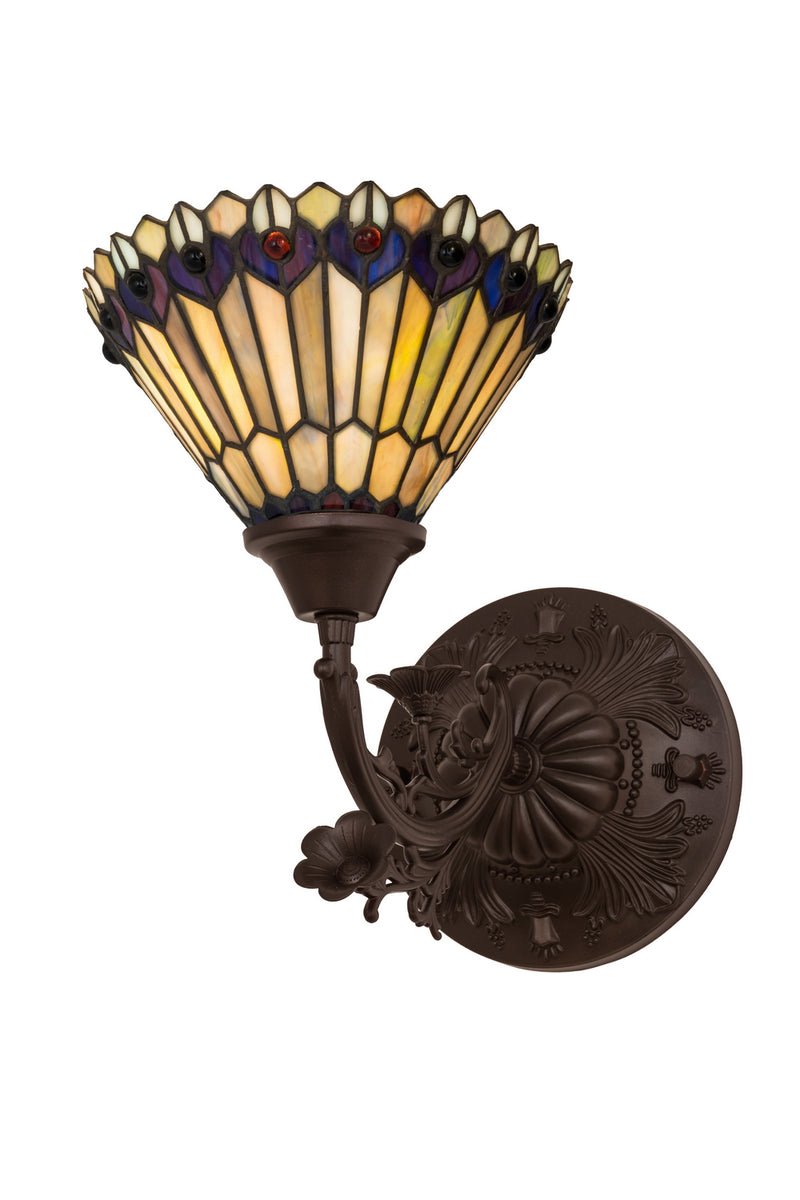 Meyda Tiffany 31970 One Light Wall Sconce, Antique,Bronze