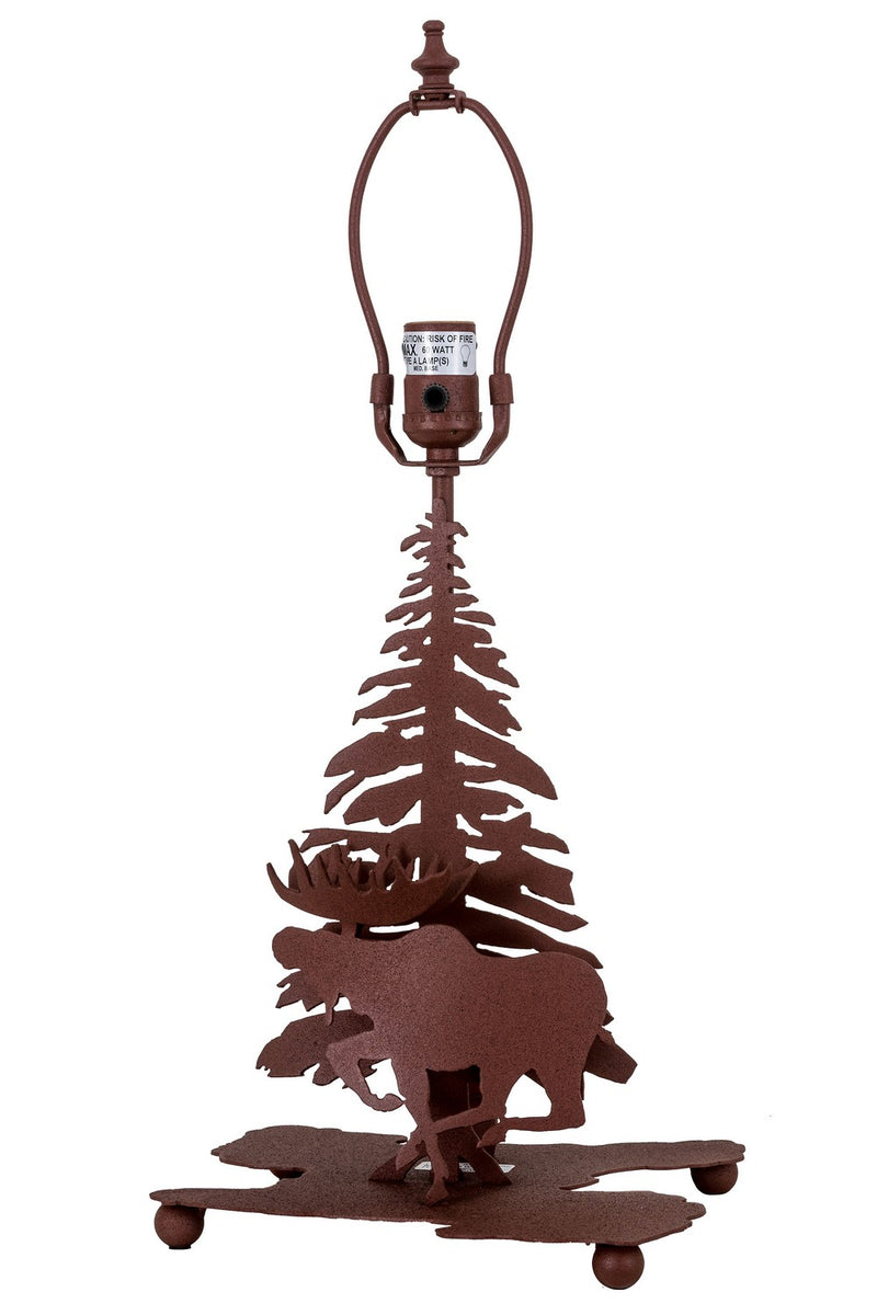 Meyda Tiffany 32516 Two Light Table Lamp, Rust