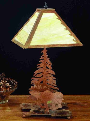 Meyda Tiffany 32521 Table Lamp, Craftsman Brown