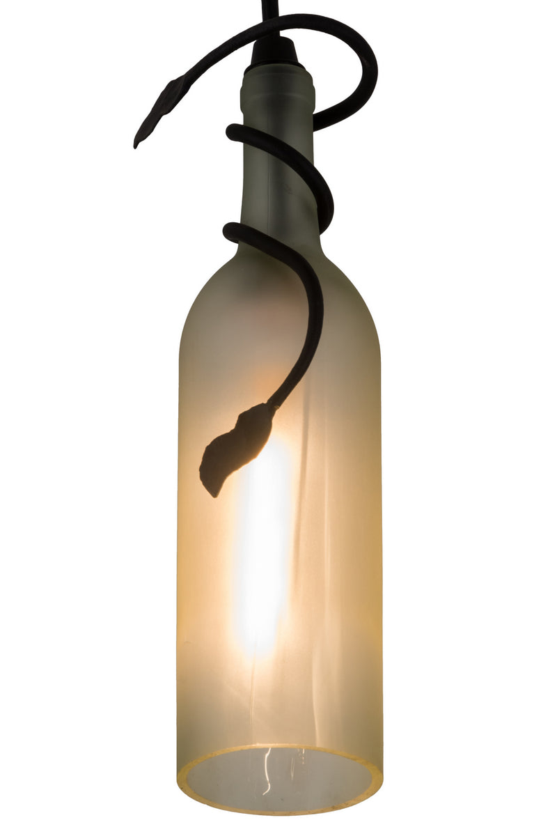 Meyda Tiffany 32745 One Light Mini Pendant, Black Metal