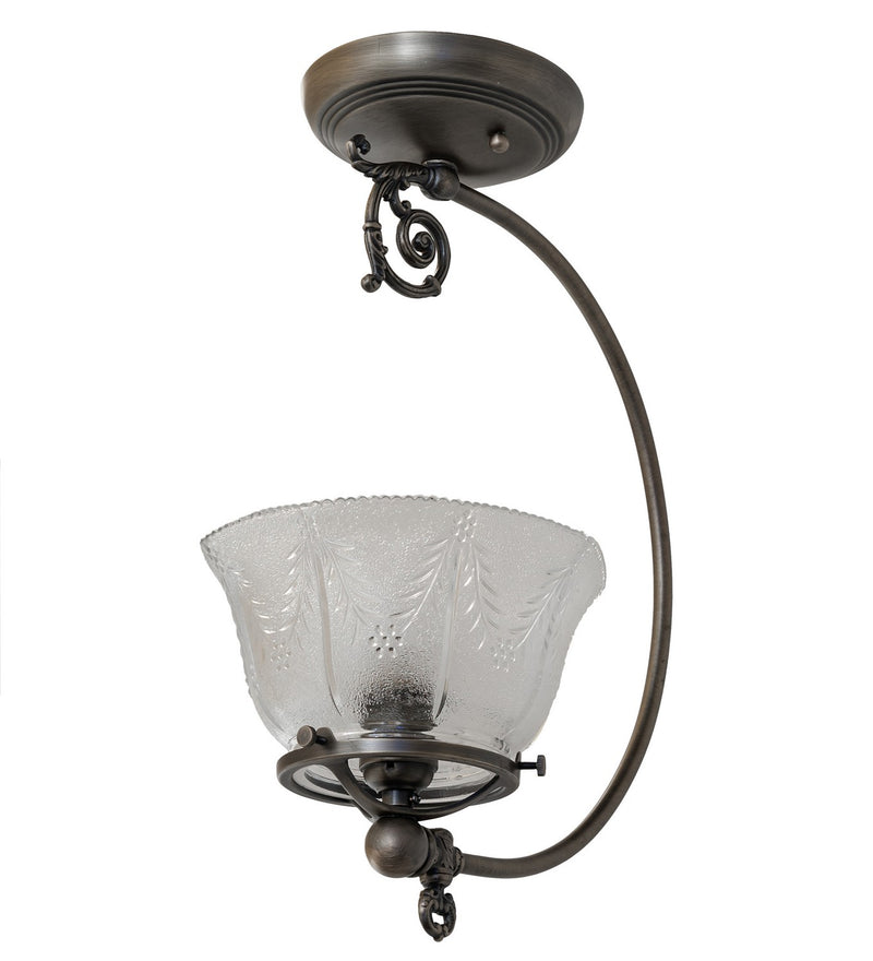 Meyda Tiffany 36618 One Light Semi-Flushmount, Antique