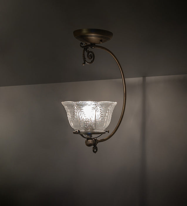 Meyda Tiffany 36618 One Light Semi-Flushmount, Antique
