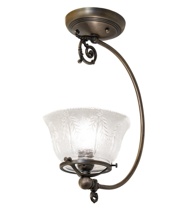 Meyda Tiffany 36618 One Light Semi-Flushmount, Antique