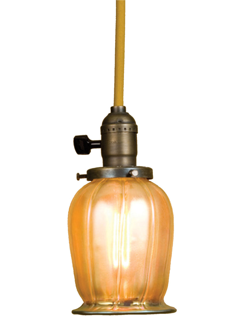 Meyda Tiffany 36818 One Light Mini Pendant, Antique