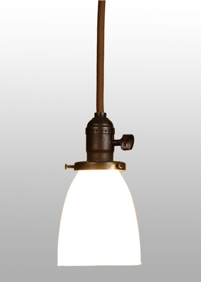 Meyda Tiffany 37015 One Light Mini Pendant, Craftsman Brown