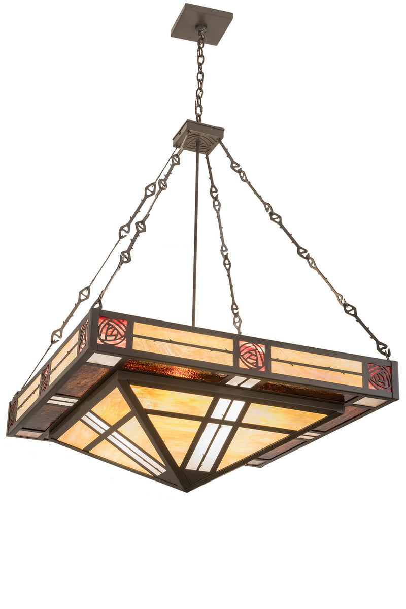Meyda Tiffany 38731 Eight Light Pendant, Timeless Bronze