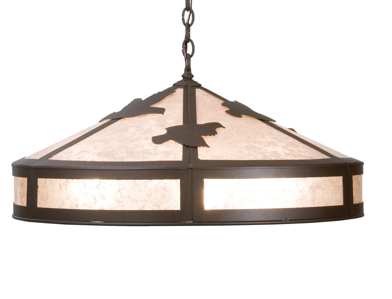 Meyda Tiffany 47987 Four Light Pendant, Cafe-Noir