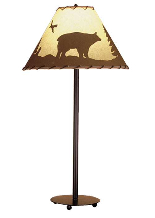 Meyda Tiffany 48465 One Light Table Lamp, Antique Copper