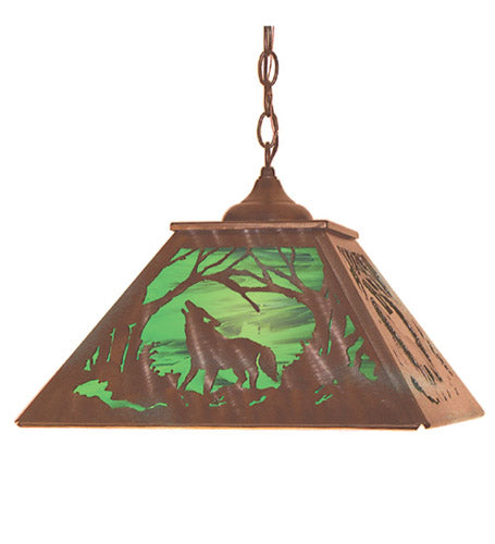 Meyda Tiffany 48727 Two Light Pendant, Antique Copper