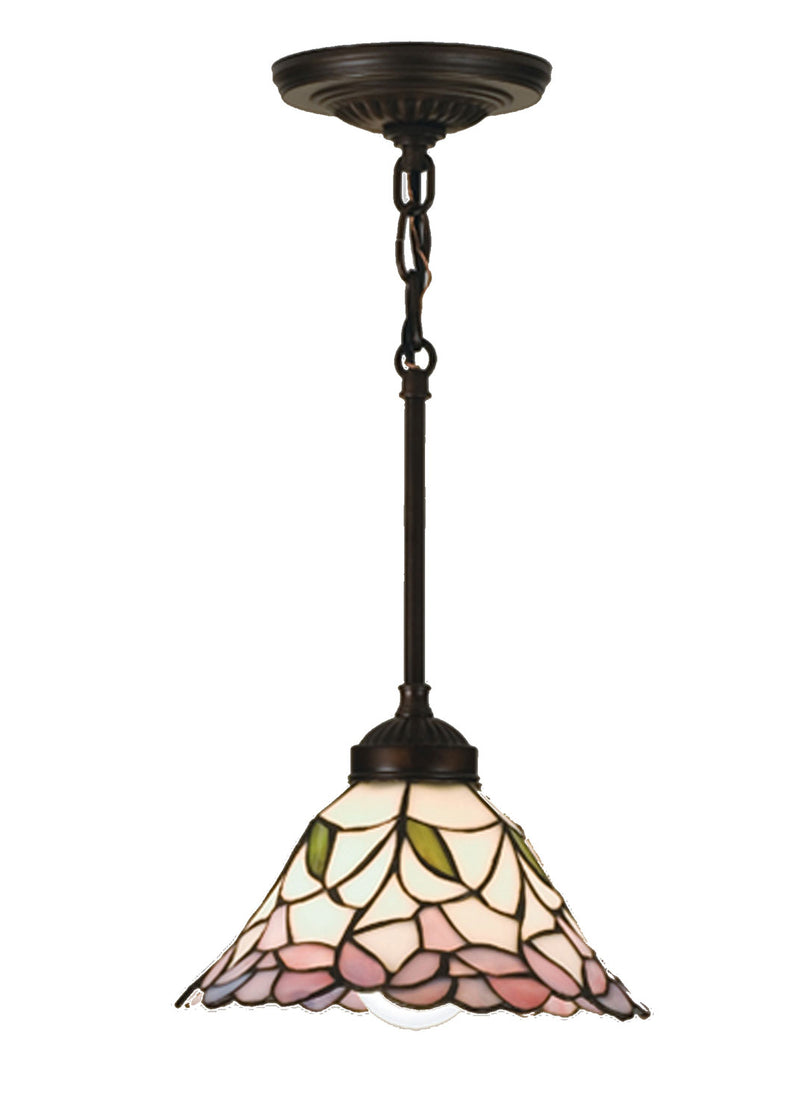 Meyda Tiffany 48919 One Light Mini Pendant, Ca Pink
