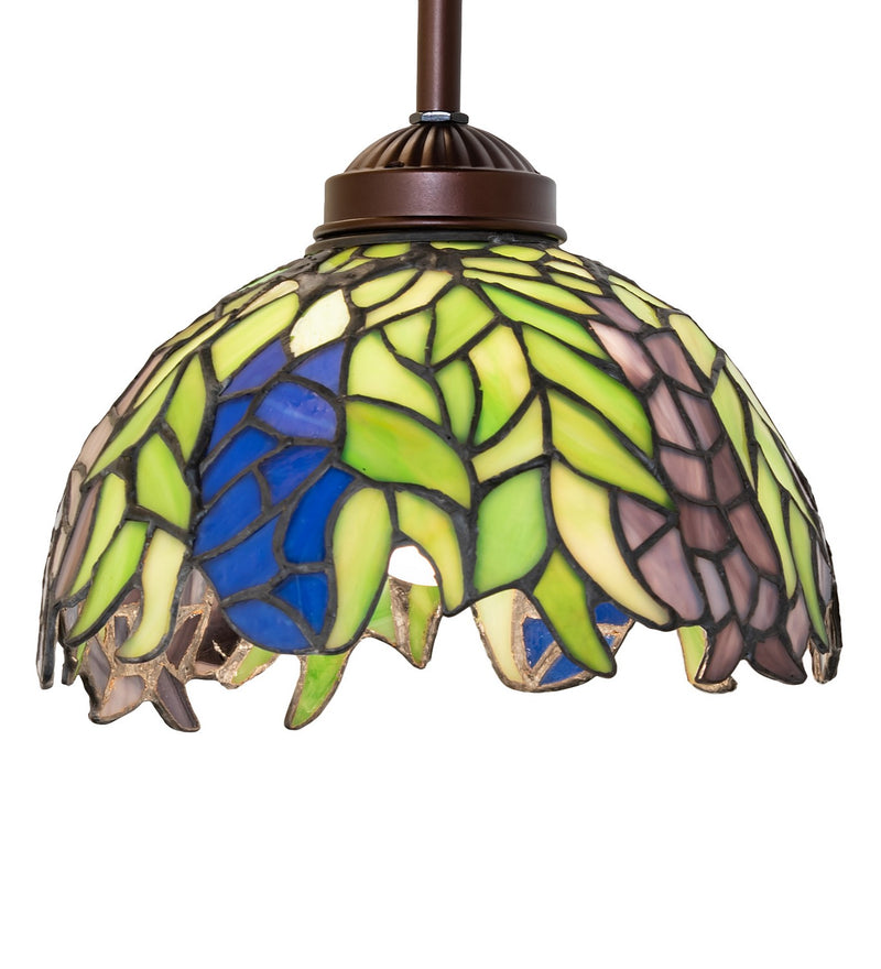 Meyda Tiffany 48922 One Light Mini Pendant, Rust